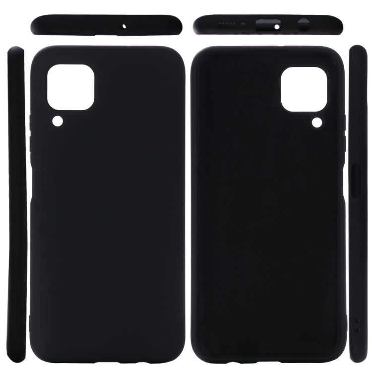 For Huawei Nova 6 SE Solid Color Liquid Silicone Dropproof Protective Case