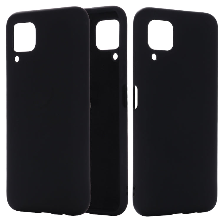 For Huawei Nova 6 SE Solid Color Liquid Silicone Dropproof Protective Case
