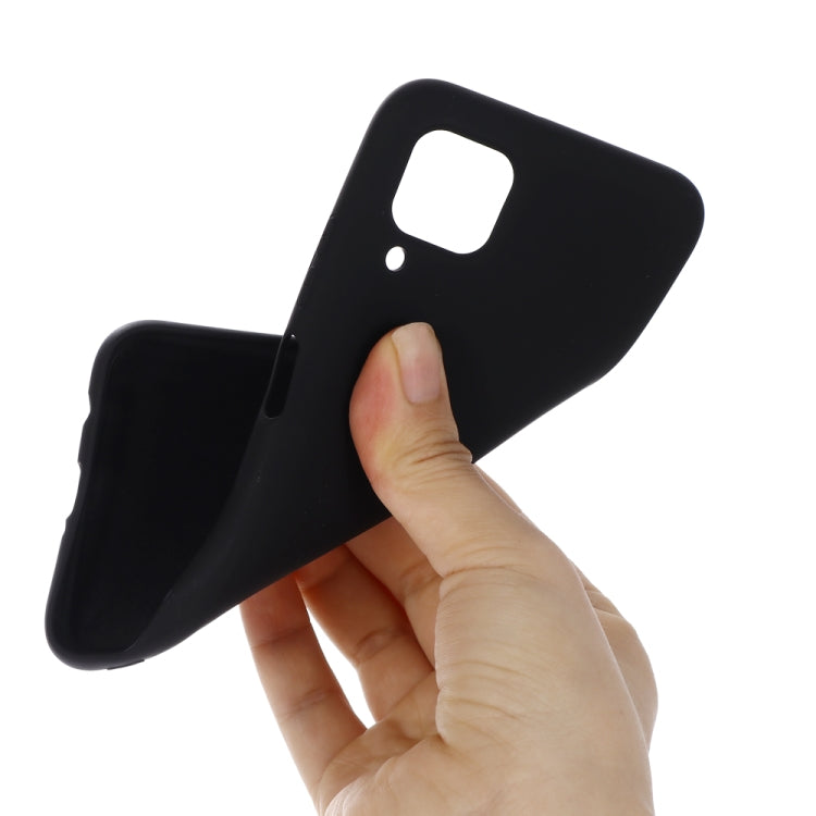 For Huawei Nova 6 SE Solid Color Liquid Silicone Dropproof Protective Case