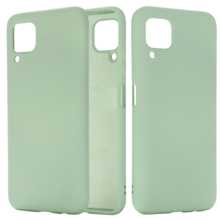 For Huawei Nova 6 SE Solid Color Liquid Silicone Dropproof Protective Case