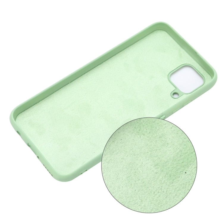For Huawei Nova 6 SE Solid Color Liquid Silicone Dropproof Protective Case