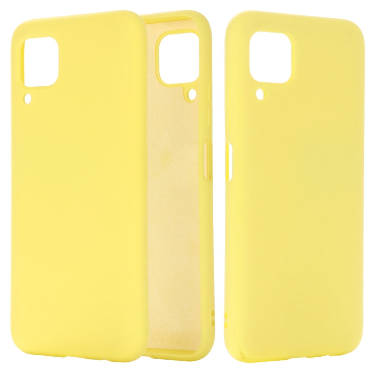 For Huawei Nova 6 SE Solid Color Liquid Silicone Dropproof Protective Case