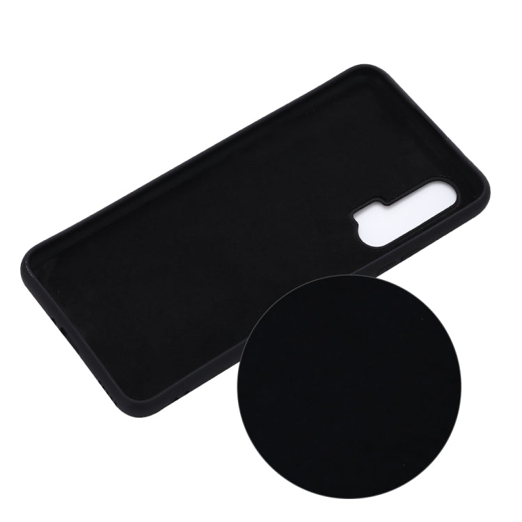 For Huawei Nova 6 Solid Color Liquid Silicone Dropproof Protective Case