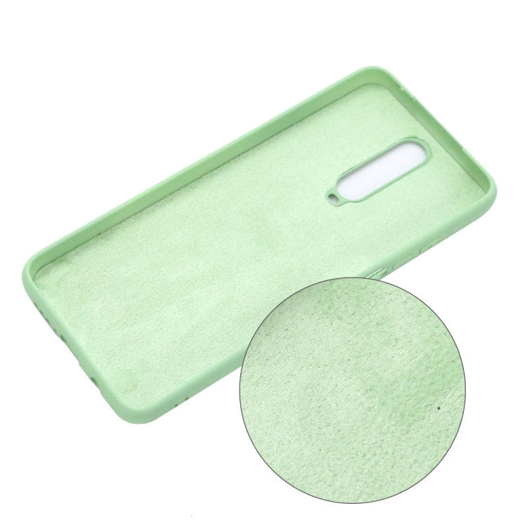 For Xiaomi Redmi K30 Solid Color Liquid Silicone Dropproof Protective Case