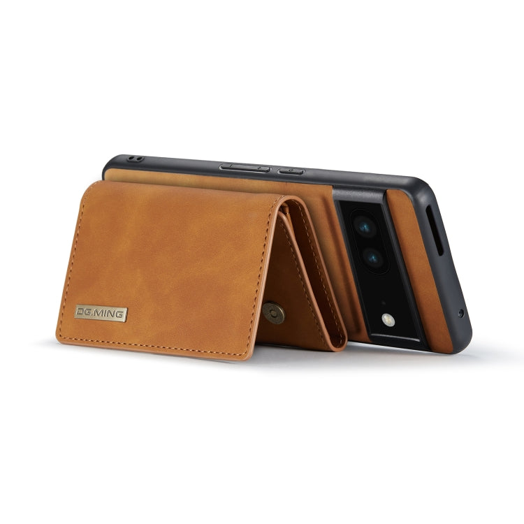 For Google Pixel 7 5G DG.MING M1 Series 3-Fold Multi Card Wallet Phone Case