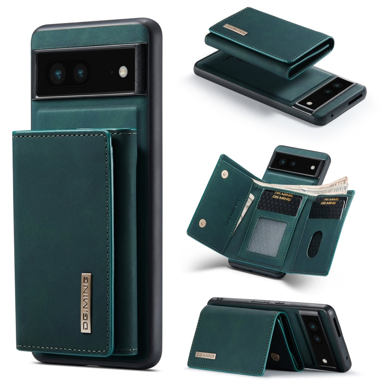 For Google Pixel 7 5G DG.MING M1 Series 3-Fold Multi Card Wallet Phone Case