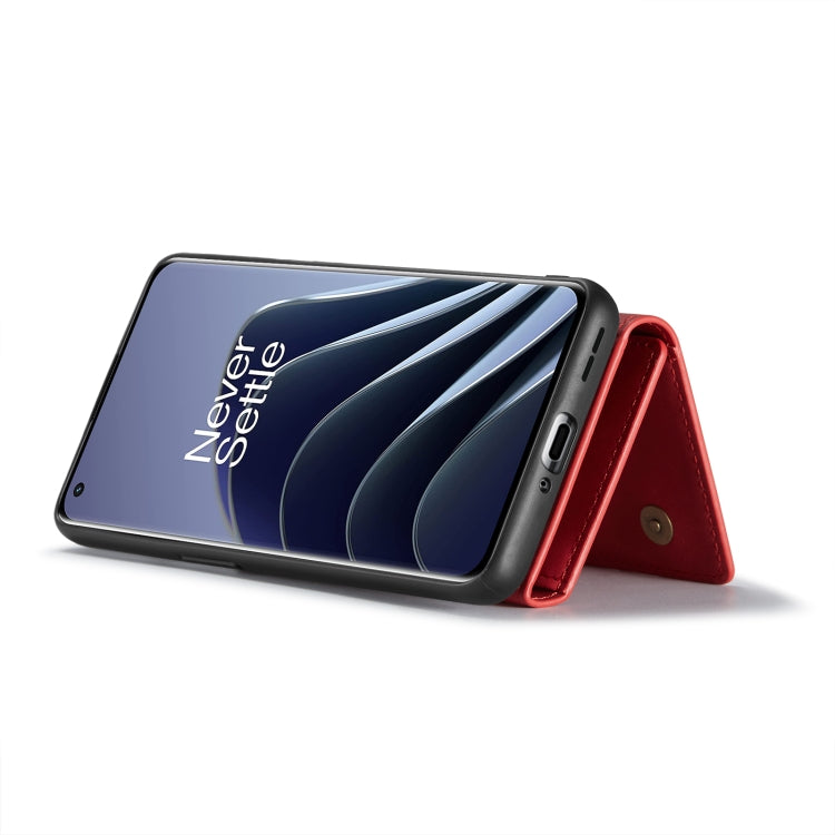 For OnePlus 10 Pro DG.MING M1 Series 3-Fold Multi Card Wallet Phone Case