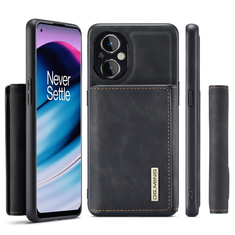 For OnePlus Nord N20 5G DG.MING M1 Series 3-Fold Multi Card Wallet Phone Case