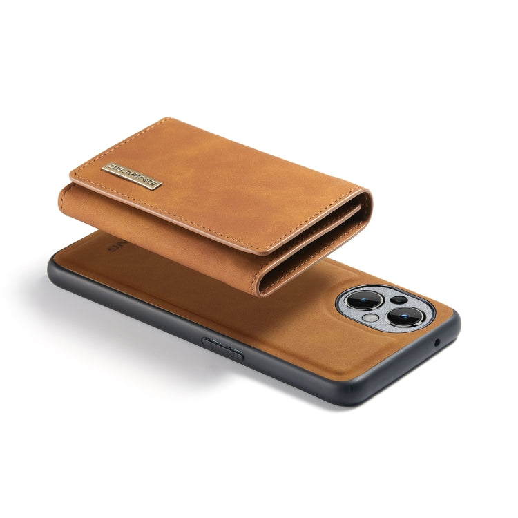 For OnePlus Nord N20 5G DG.MING M1 Series 3-Fold Multi Card Wallet Phone Case