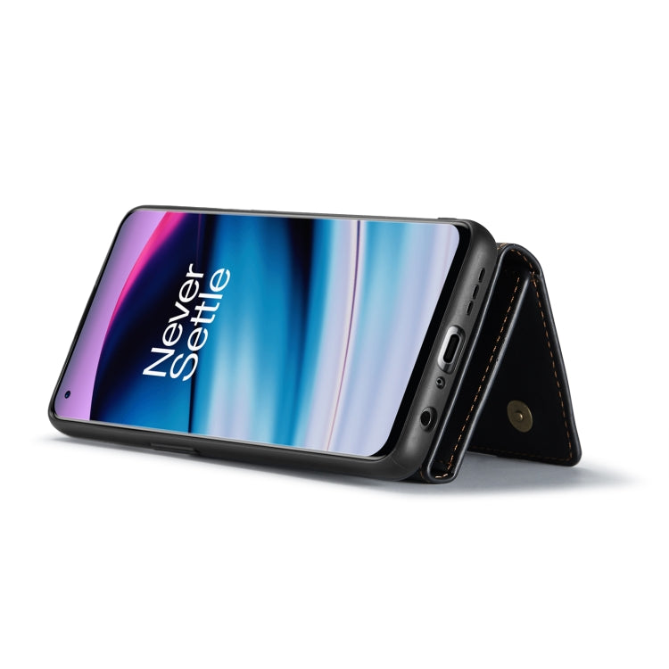 For OnePlus Nord N20 5G DG.MING M1 Series 3-Fold Multi Card Wallet Phone Case