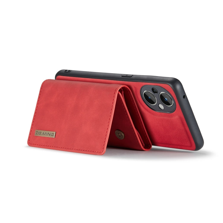 For OnePlus Nord N20 5G DG.MING M1 Series 3-Fold Multi Card Wallet Phone Case