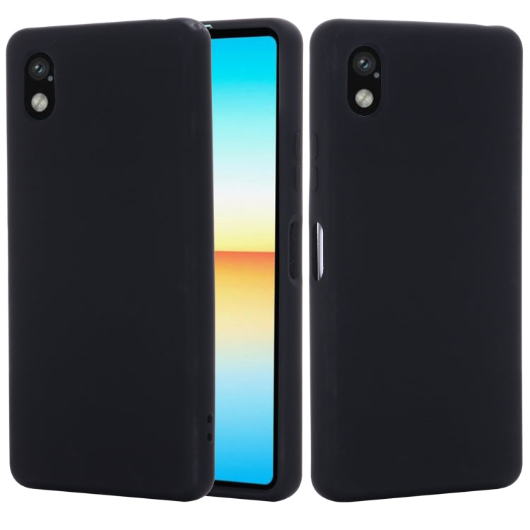 For Sony Xperia ACE III Solid Color Liquid Silicone Full Coverage Phone Case