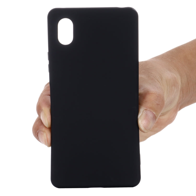 For Sony Xperia ACE III Solid Color Liquid Silicone Full Coverage Phone Case