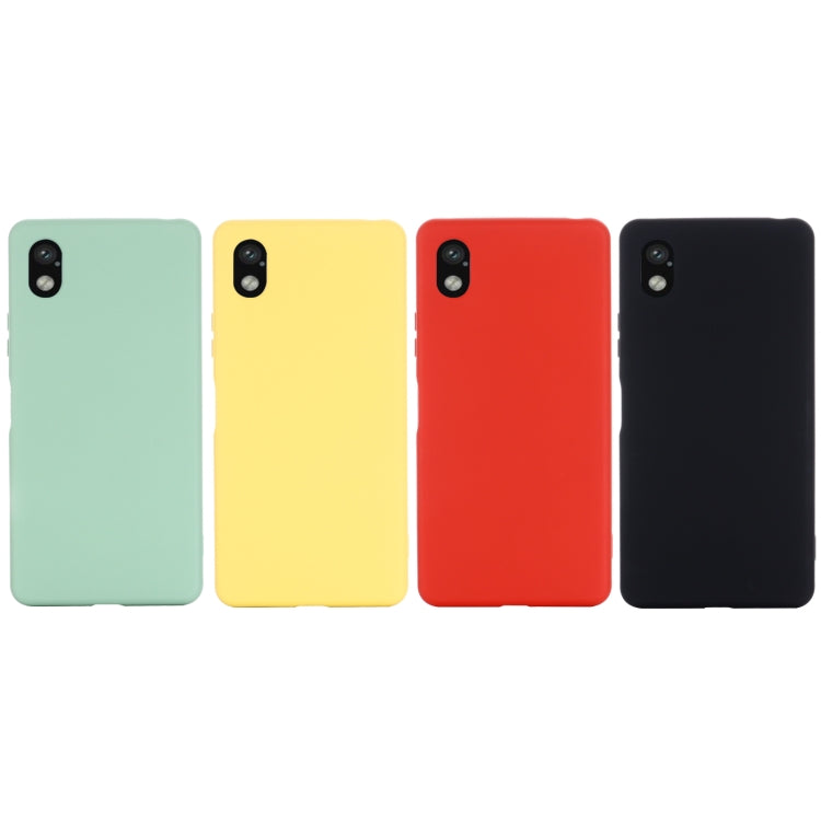 For Sony Xperia ACE III Solid Color Liquid Silicone Full Coverage Phone Case
