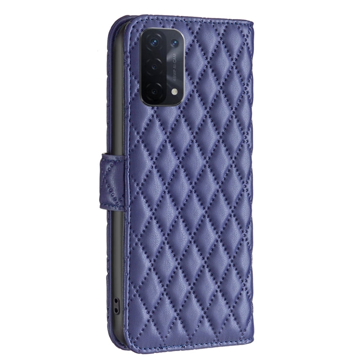 For OPPO A74 5G / A93 5G / A54 5G Diamond Lattice Wallet Leather Flip Phone Case