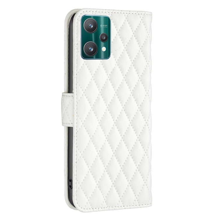 For OPPO Realme 9 Pro Diamond Lattice Wallet Leather Flip Phone Case