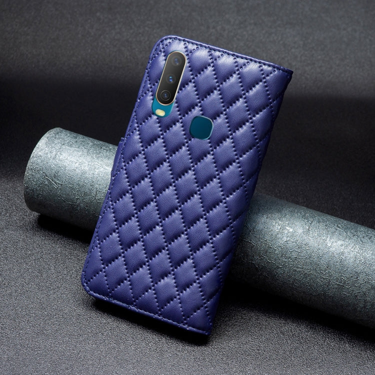 For vivo Y11 / Y15 / Y12 / Y17 Diamond Lattice Wallet Leather Flip Phone Case