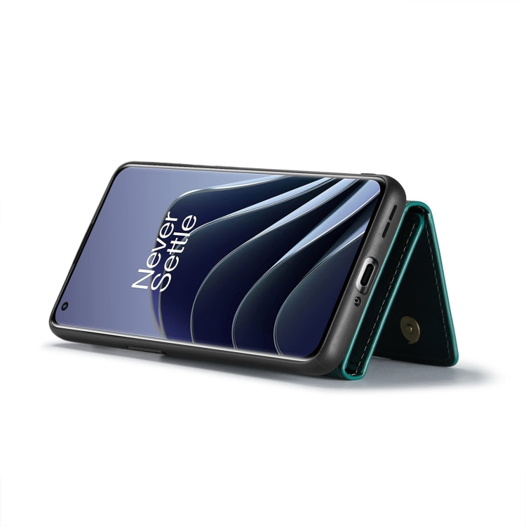 For OnePlus 10 Pro DG.MING M2 Series 3-Fold Multi Card Bag Phone Case