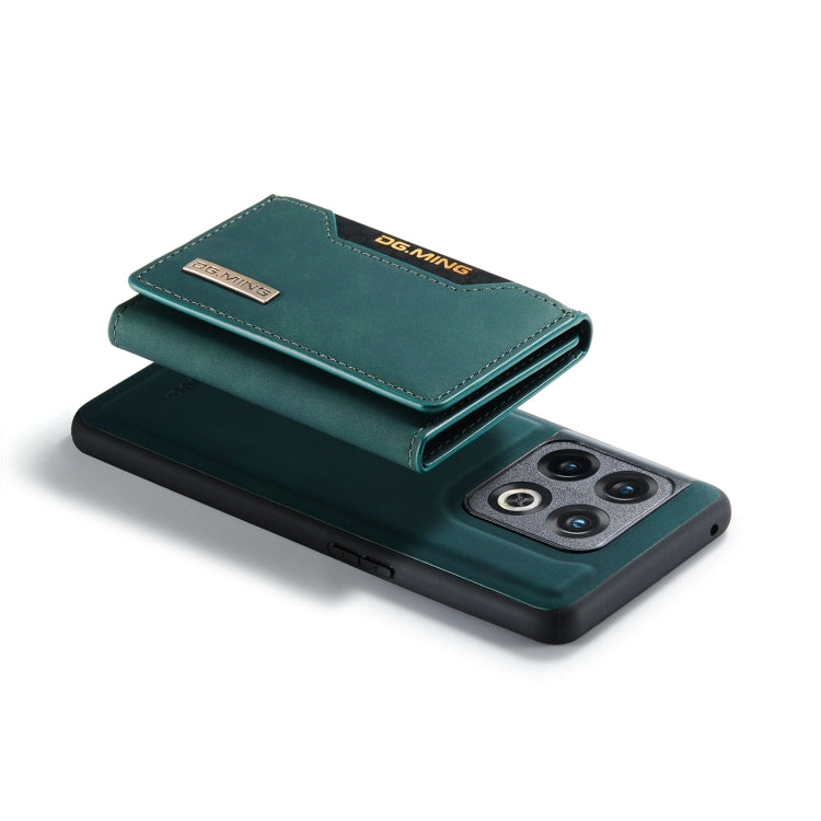 For OnePlus 10 Pro DG.MING M2 Series 3-Fold Multi Card Bag Phone Case