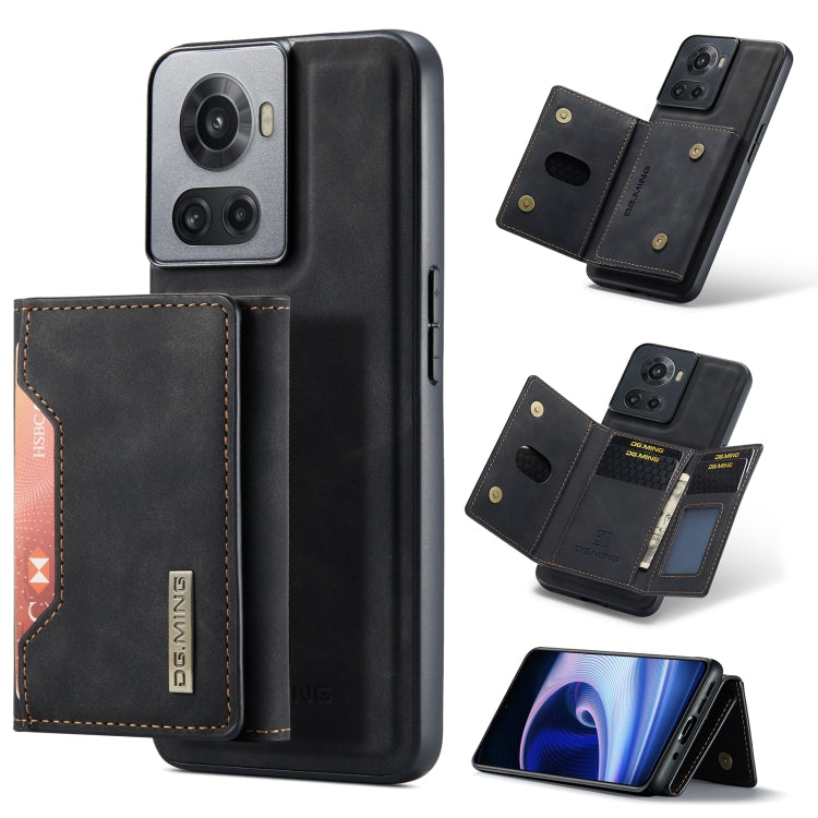 For OnePlus Ace/10R DG.MING M2 Series 3-Fold Multi Card Bag Phone Case