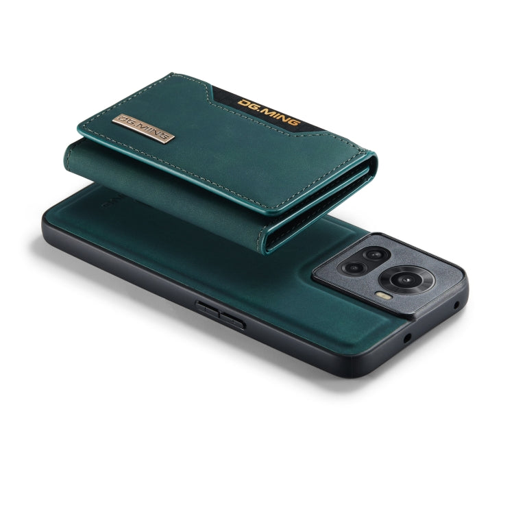 For OnePlus Ace/10R DG.MING M2 Series 3-Fold Multi Card Bag Phone Case