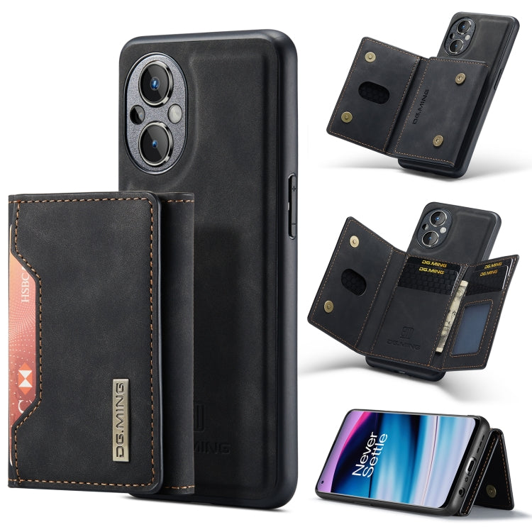 For OnePlus Nord N20 5G DG.MING M2 Series 3-Fold Multi Card Bag Phone Case