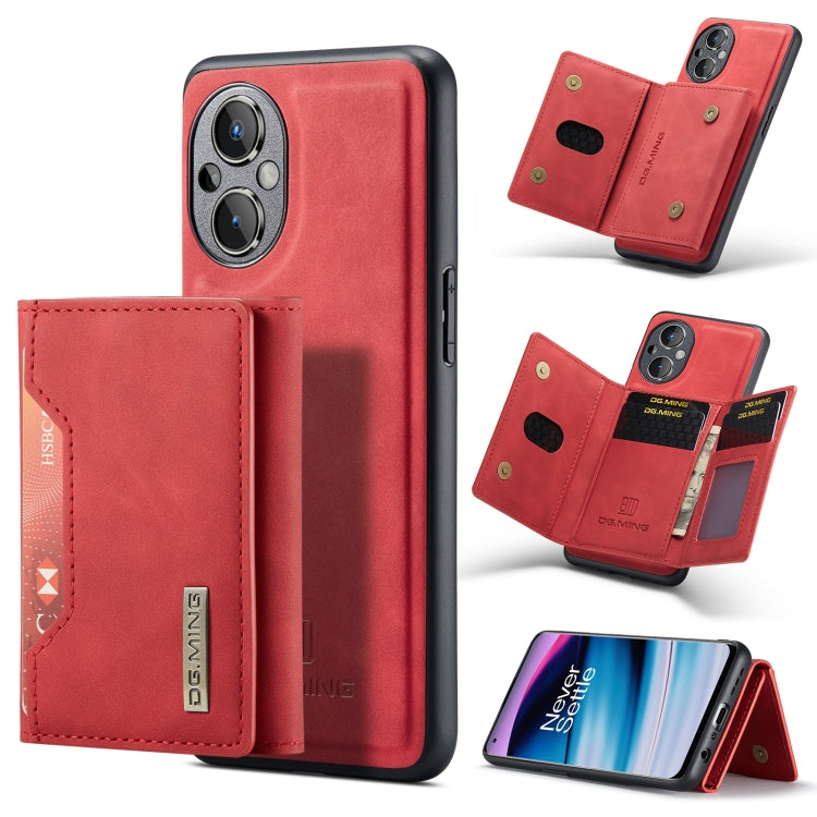 For OnePlus Nord N20 5G DG.MING M2 Series 3-Fold Multi Card Bag Phone Case