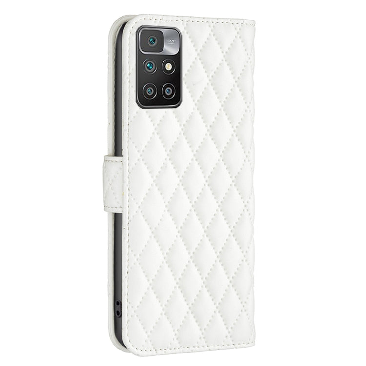 For Xiaomi Redmi 10/10 2022/Note 11 4G Diamond Lattice Wallet Leather Flip Phone Case