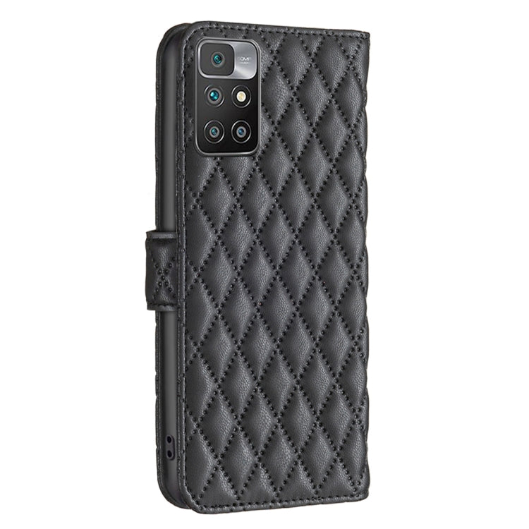 For Xiaomi Redmi 10/10 2022/Note 11 4G Diamond Lattice Wallet Leather Flip Phone Case