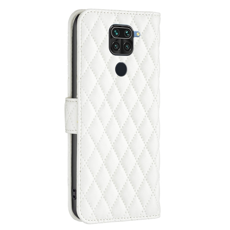 For Xiaomi Redmi Note 9 / 10X 4G Diamond Lattice Wallet Leather Flip Phone Case