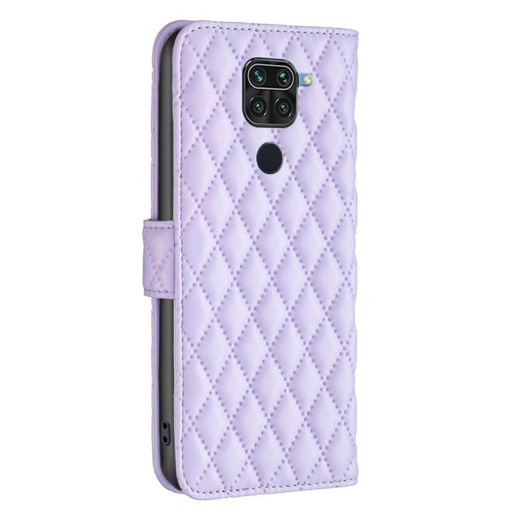 For Xiaomi Redmi Note 9 / 10X 4G Diamond Lattice Wallet Leather Flip Phone Case
