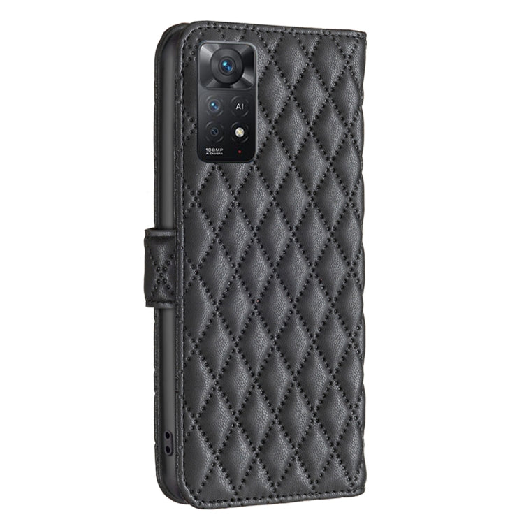 For Xiaomi Redmi Note 11 Pro/11 Pro 5G Global Diamond Lattice Wallet Leather Flip Phone Case