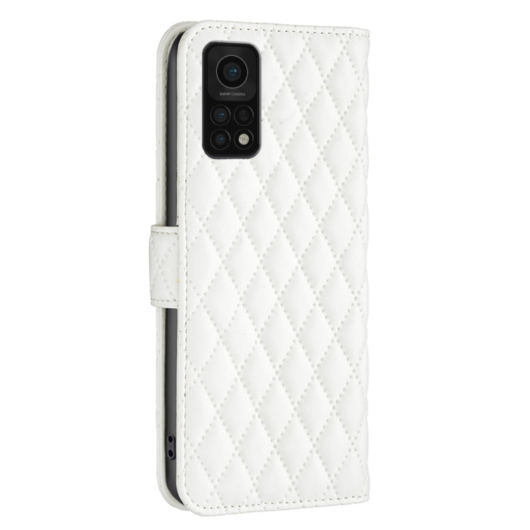 For Xiaomi Mi 10T 5G/10T Pro 5G/Redmi K30S Diamond Lattice Wallet Leather Flip Phone Case