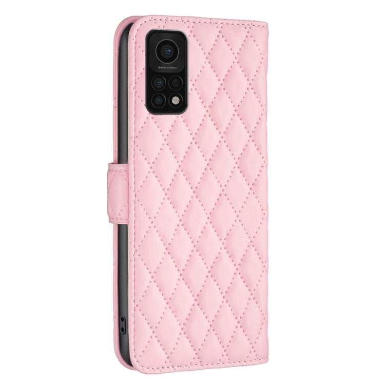 For Xiaomi Mi 10T 5G/10T Pro 5G/Redmi K30S Diamond Lattice Wallet Leather Flip Phone Case