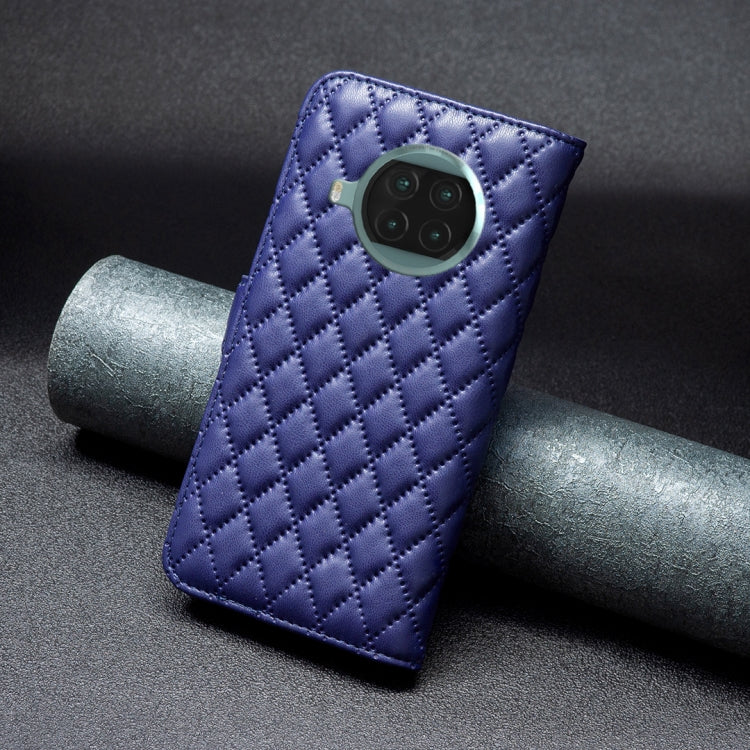 For Xiaomi Mi 10T Lite 5G Diamond Lattice Wallet Leather Flip Phone Case