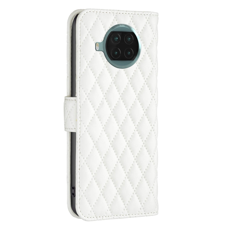 For Xiaomi Mi 10T Lite 5G Diamond Lattice Wallet Leather Flip Phone Case