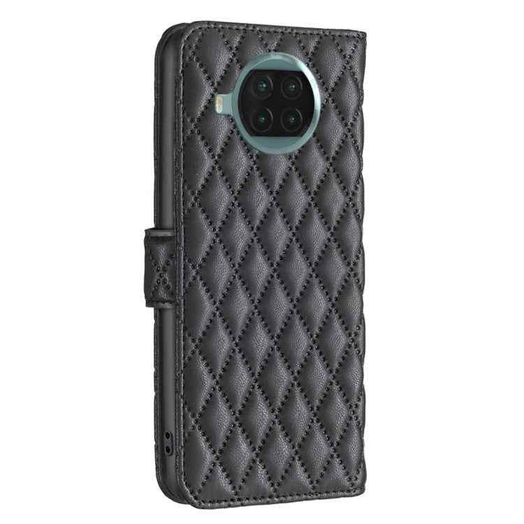 For Xiaomi Mi 10T Lite 5G Diamond Lattice Wallet Leather Flip Phone Case