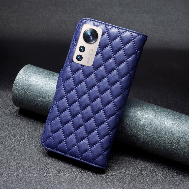 For Xiaomi 12 Lite Diamond Lattice Wallet Leather Flip Phone Case