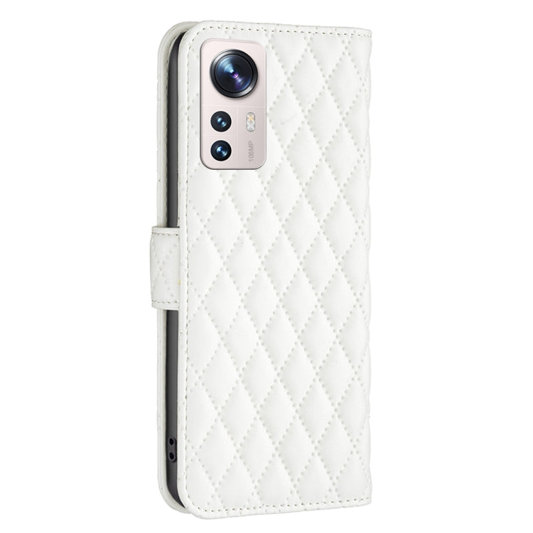 For Xiaomi 12 Lite Diamond Lattice Wallet Leather Flip Phone Case