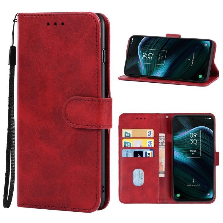 For TCL Stylus 5G Leather Phone Case