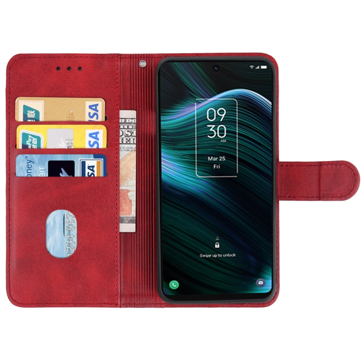 For TCL Stylus 5G Leather Phone Case