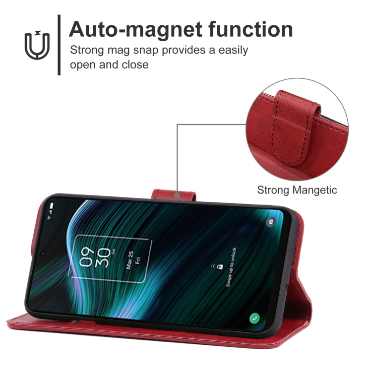For TCL Stylus 5G Leather Phone Case