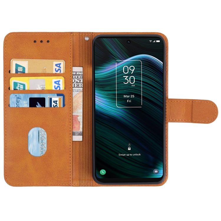 For TCL Stylus 5G Leather Phone Case