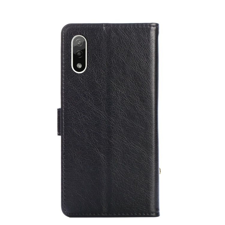 For Sony Xperia Ace II Zipper Bag PU + TPU Horizontal Flip Leather Phone Case