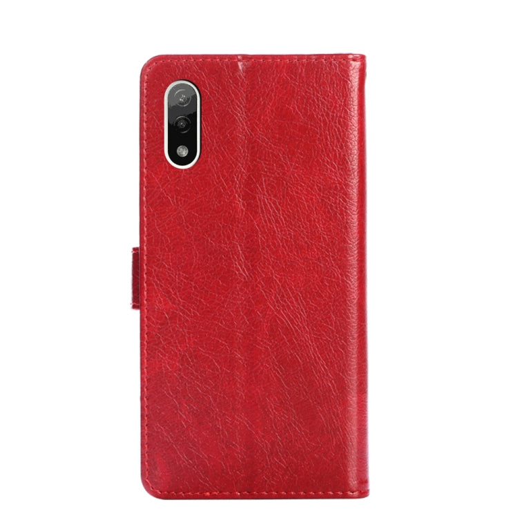 For Sony Xperia Ace II Zipper Bag PU + TPU Horizontal Flip Leather Phone Case