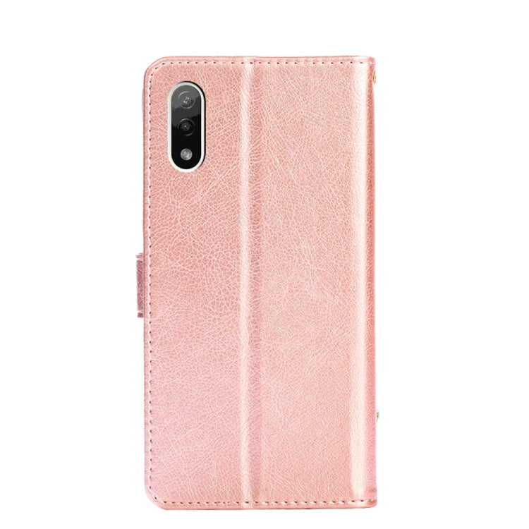For Sony Xperia Ace II Zipper Bag PU + TPU Horizontal Flip Leather Phone Case