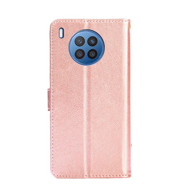 For Huawei nova 8i Zipper Bag PU + TPU Horizontal Flip Leather Phone Case