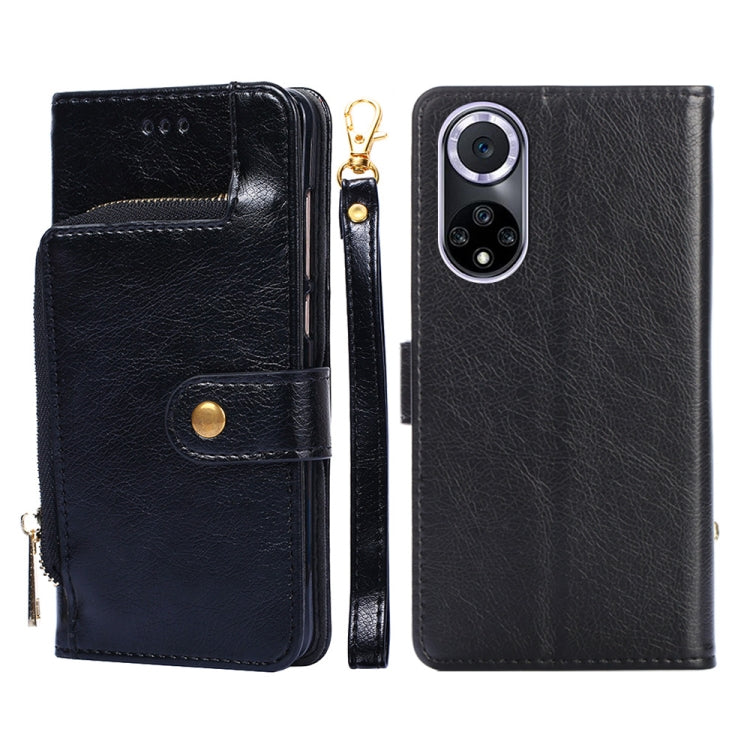 For Huawei nova 9 Zipper Bag PU + TPU Horizontal Flip Leather Phone Case