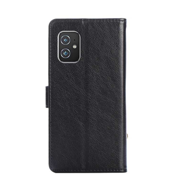 For Asus ZenFone 8 ZS590KS Zipper Bag PU + TPU Horizontal Flip Leather Phone Case