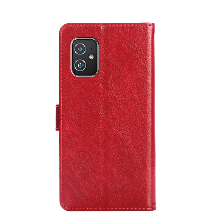 For Asus ZenFone 8 ZS590KS Zipper Bag PU + TPU Horizontal Flip Leather Phone Case